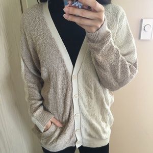 Cream & Beige Knit Cardigan